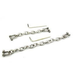 allen screw chain for wrist and ankle cuffs