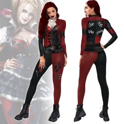 joker halloween cosplay costume jumpsuit