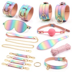 laser color 8 pcs bondage kit