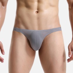 men breathable seamless sexy panty t back